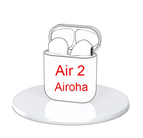  Быстрая доставка лучший оригинальный логотип BT TWS 1:1 Air 2 Air2 беспроводные наушники-вкладыши для телефона