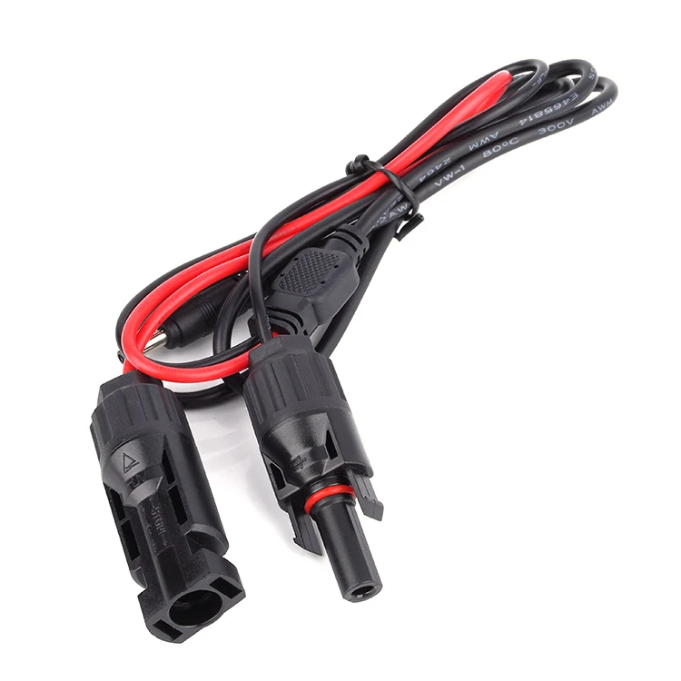 Solar Pv Cable 3.5x1.35mm Flexible Solar Cable 18awg Solar Extension Wire Solar Panel Extension Cable