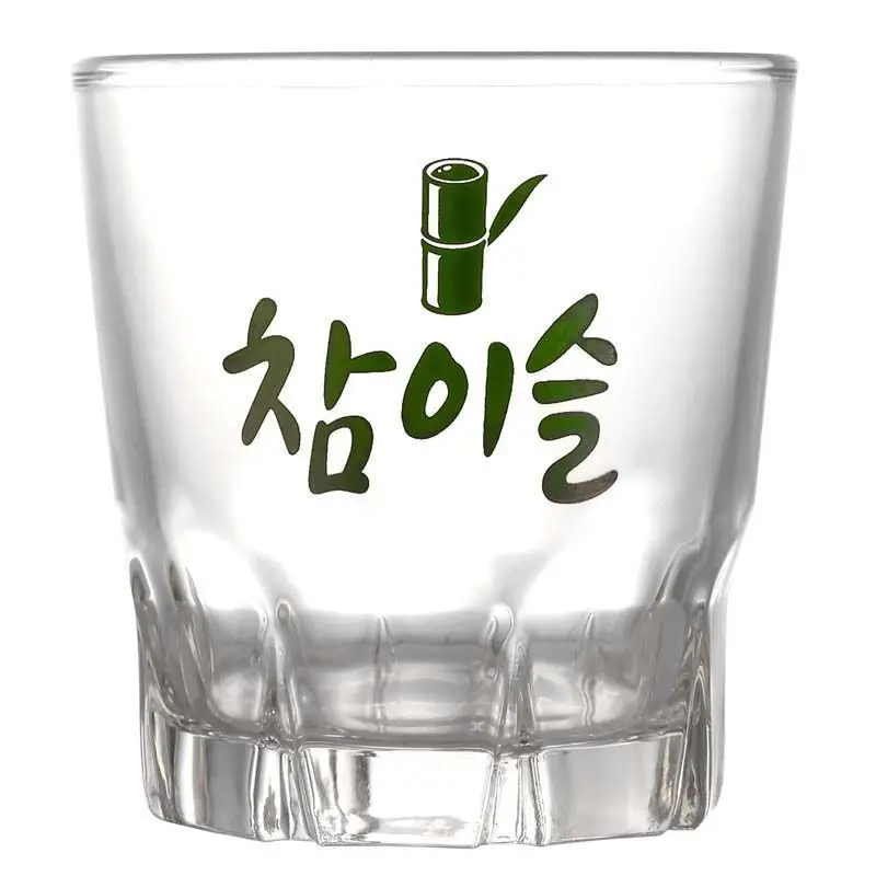 Корейский soju маленький бокал для вина продажи 60 мл сублимационные рюмки заготовки логотип с безопасной упаковкой