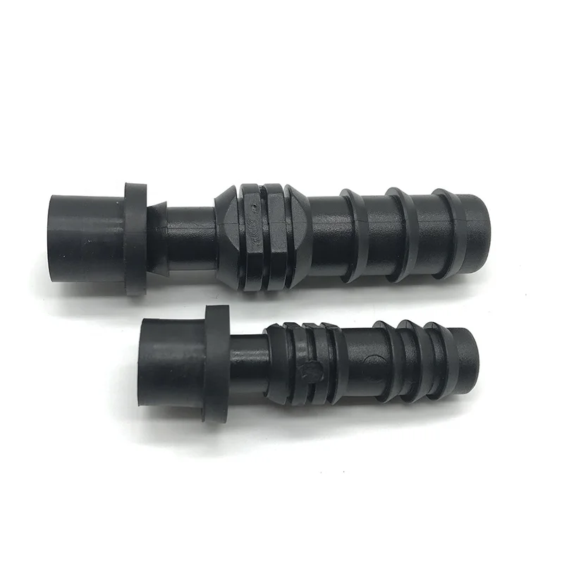 Drip Irrigation System LDPE Pipe 16mm Black Barbed Irrigation Fitting Barb Connector