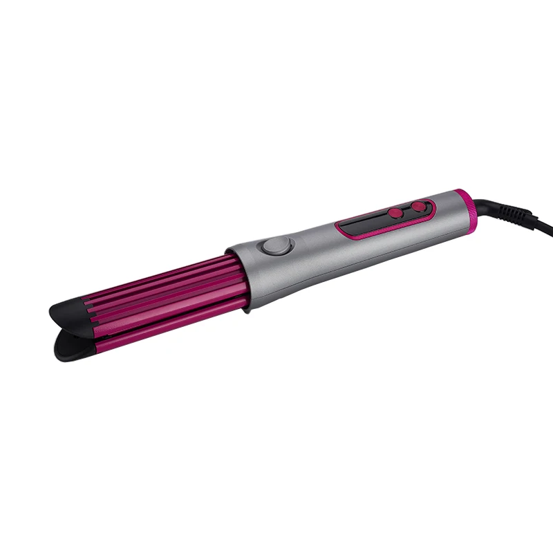 2021 new style PTC heating plate LED display hair straightener professional hair straightener maker 3 in 1 Curl and straightenre