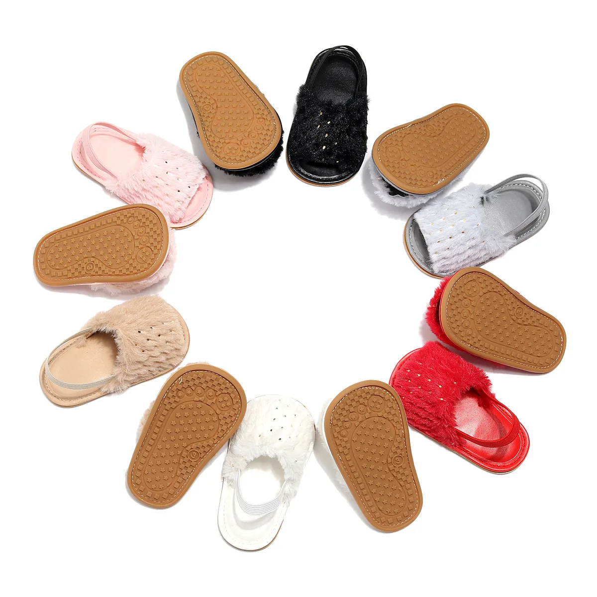 2022 baby sandals new arrivals summer baby girl 2year beige boutique fur sandals babies shoes and sandals children