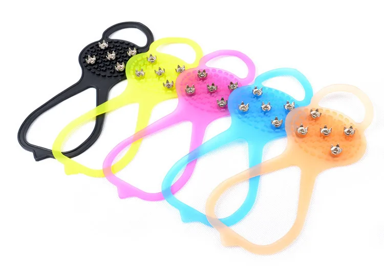 Non Slip Snow Shoe Spikes Winter Anti Slip Ice Grips Cleats Crampons Climbing Outdoor Shoe Crampons Snow Shoes Aluminum Outdoor