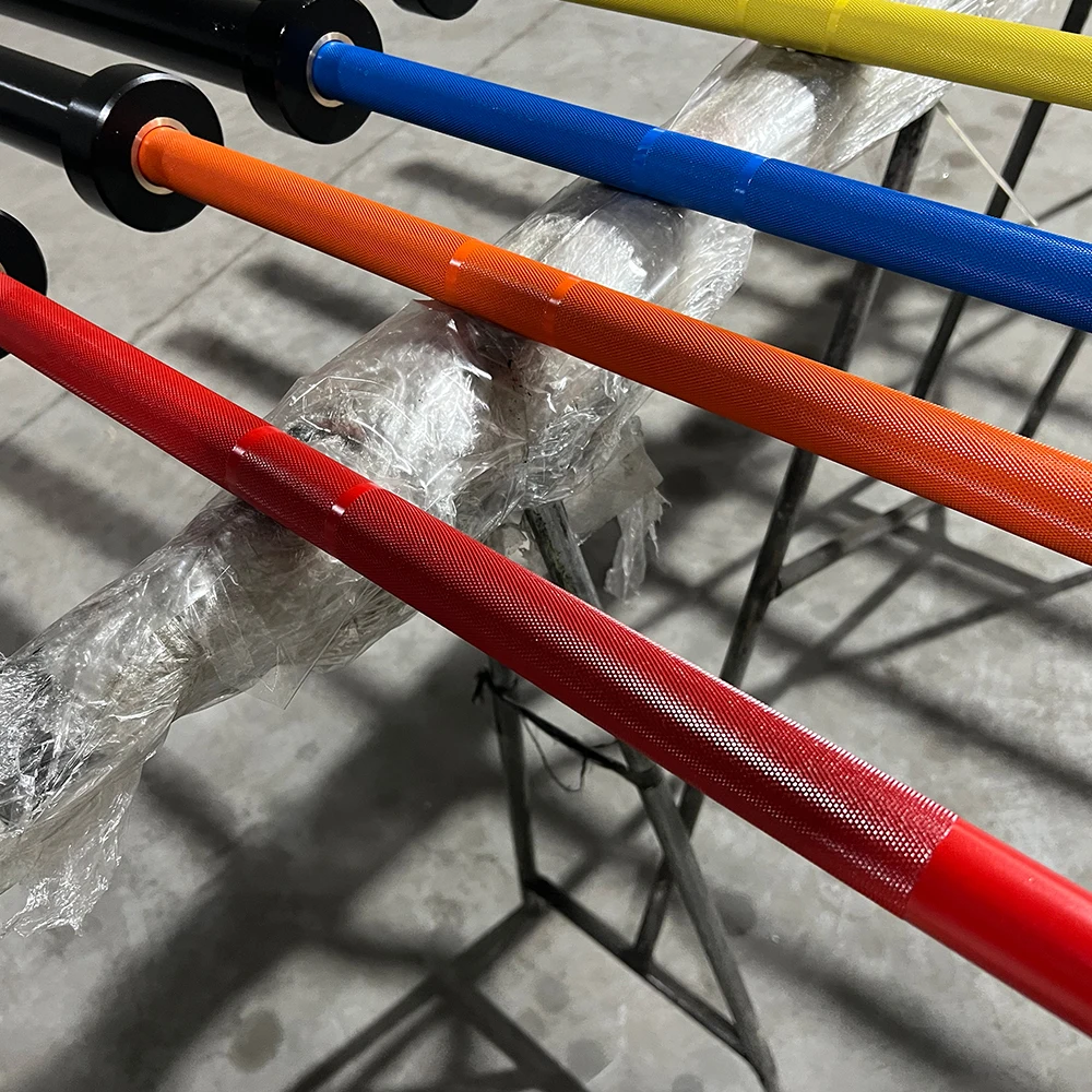 Factory Direct Sale 15kg 20Kg 1500lb 2000lb Gym Black Hard Chrome Man Power Bar Cerakote Camouflage Stainless Steel Barbell Bar