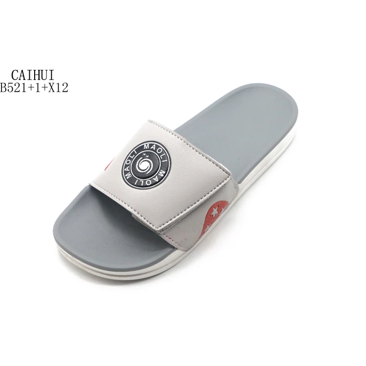 New Model Custom Slide Flip Flops Latest Design Simple Waterproof Rubber Slippers For Men