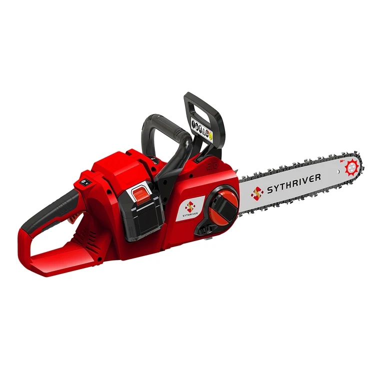 Chainsaw} Battery Cordles Electric Chain Saw Machine