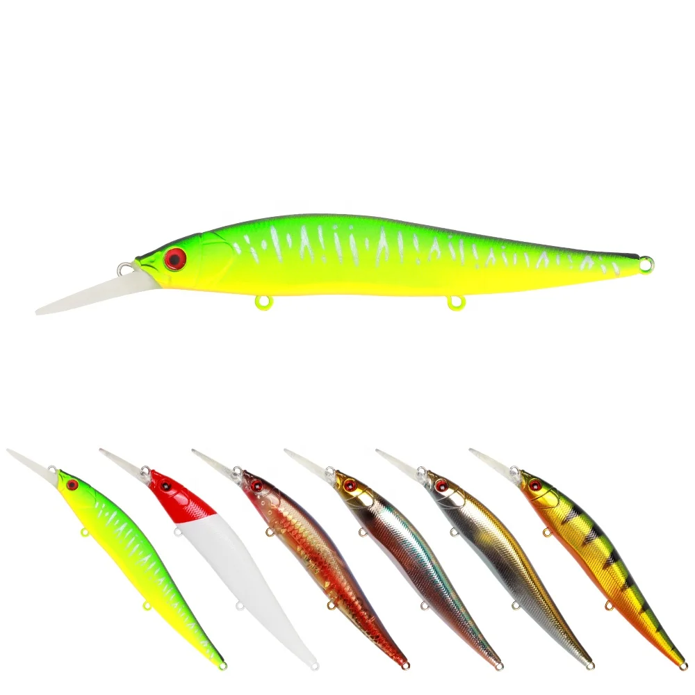New Innovation Ideal for All Water Conditions Slow Sinking Fishing Lures Large Minnow Lure Artificial Hard Minnow Minnow