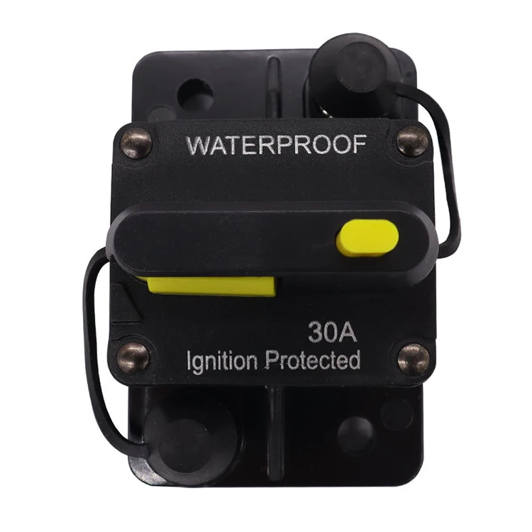 12V-48VDC 30A-300A водонепроницаемый ручной сброс автоматического выключателя для авто морской моторов Лодка