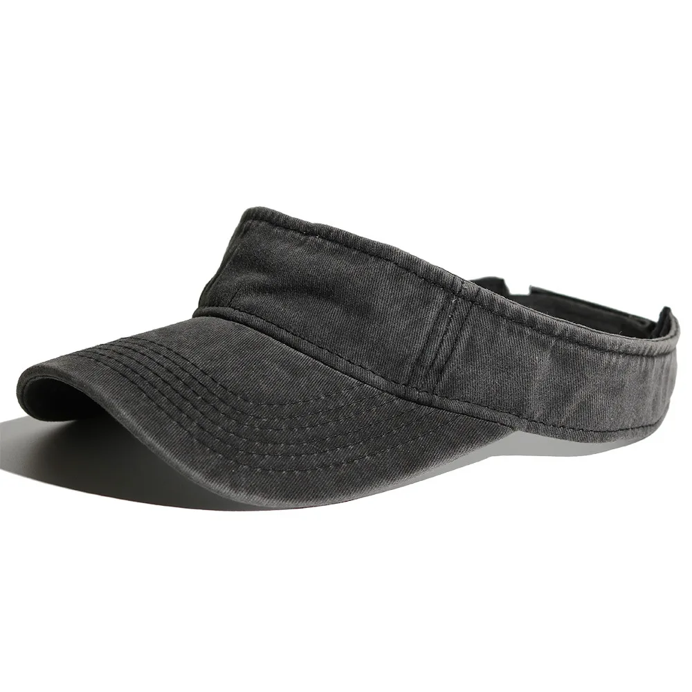 Мыть хлопок пустой головные уборы в винтажном стиле высокого качества шляпа от солнца с эффектом потертости