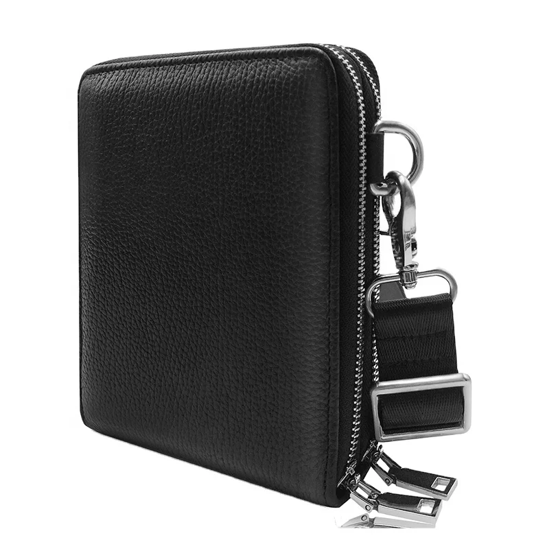 OEM factory price  business leather shoulder bag high capacity men messenger crossbody bag hot selling
