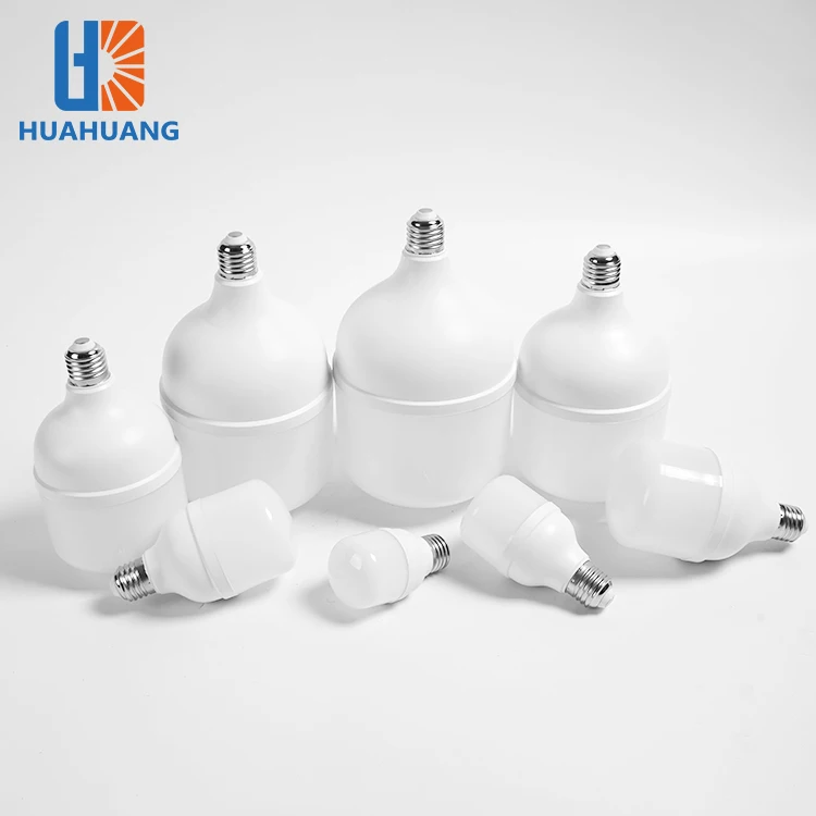 Huahuang оптовая продажа бытовой PBT PP корпус B22 E27 5 10 15 20 30 40 50 60 ватт Светодиодная лампа