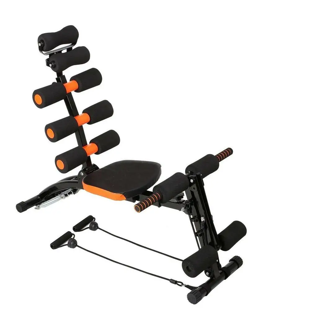 Abdominal Crunches Machine Rocket Chair 6 Way Trainer Gym Exercise Workout Sit Up