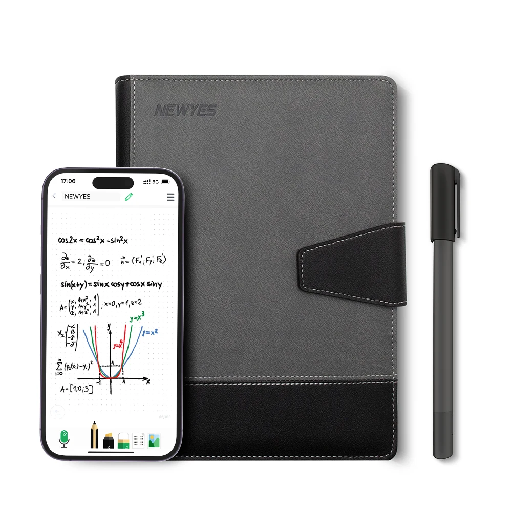 NEWYES New Smart Electronic Handwriting Stylus Pens Erasable SyncPen A5 Notebook Paper Smart Writing Pen Digital Writing Set