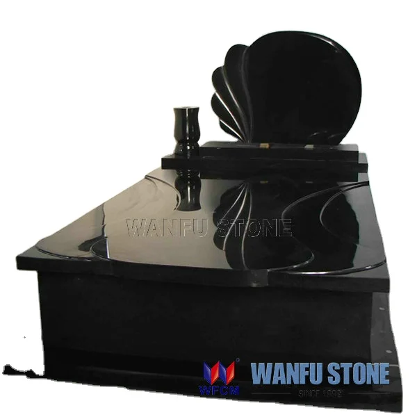 Poland Style Thick Nature Stone Tombstone