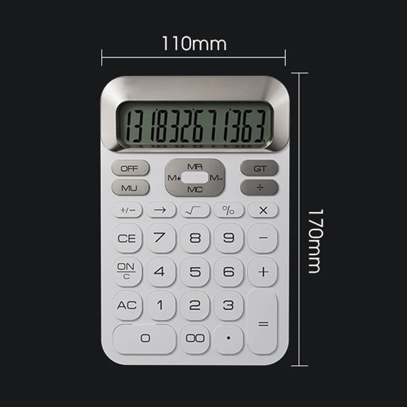 Standard Calculator 12 Digit,Desktop Large Display and Buttons,Calculator with Large LCD Display,Lightweight fashion