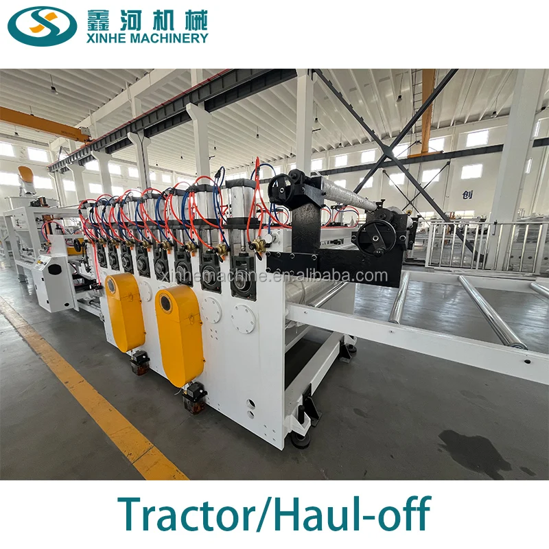 Wood veneer furniture flat cabinet plate equipment Chevron panel advertising board PVC foam board extrusion production line