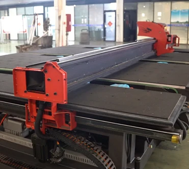 Custom Automatic Integrated Laminated Manual Round Shape Mirror Glass Tilting Breaking Cutting Cutter Table Machine