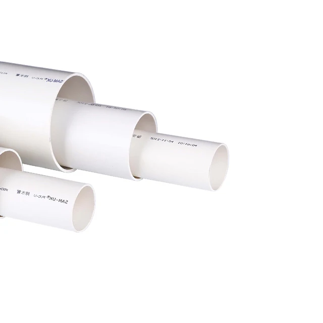 China 110mm 160Mm 600Mm 630mm 1 2 4 Inch Diameter Pvc Water Pipe Supply schedule 40 pvc drainage water pipe 160mm