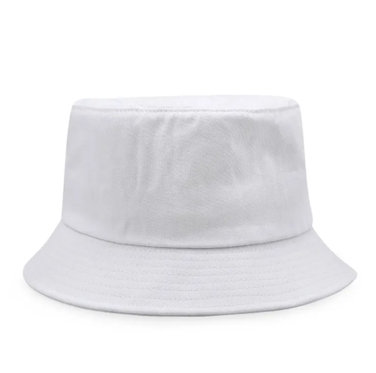 Wholesale Unisex Fashion Custom Embroidery Logo Cotton Travel Fisherman Bucket Hat Caps