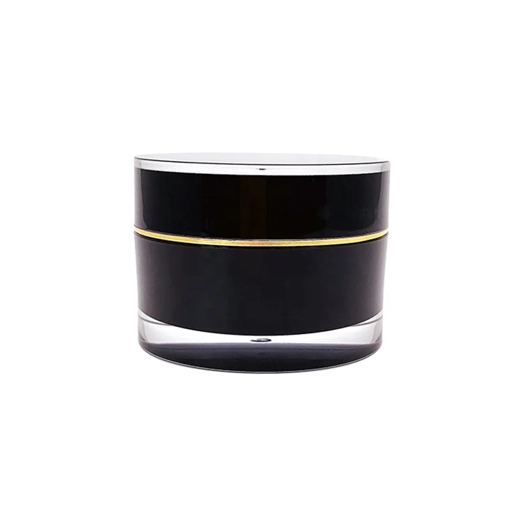 skin care eco friendly cosmetic containers and packaging cosmetic cream acrylic jar 1oz plastic jar 20ml plastic  jar 15 ml