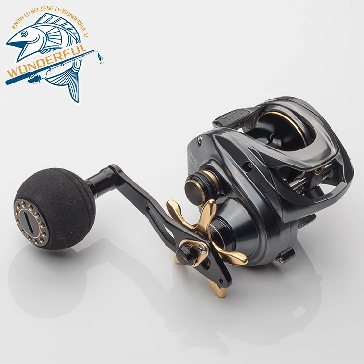 Wonderful China Supplier In Stock 10+1BB 6.3:1 Gear Ratio Aluminium Alloy 12.5kg Max Drag Power Baitcasting Fishing Reel
