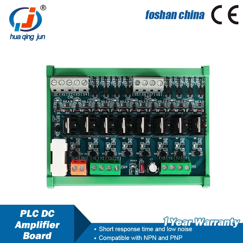 
8-Channel Low-in And Low-out DC Transistor Amplifier Board Isolation Protection Board Drive Conversion Board 