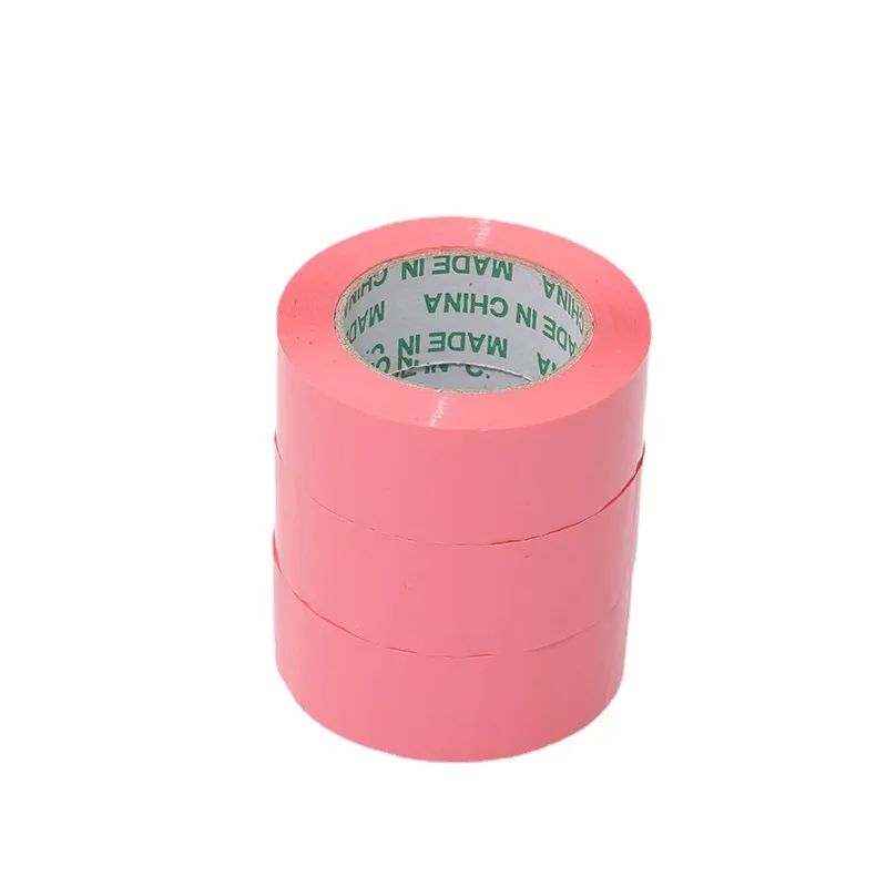 Shipping Packing Tape Eco-friendly Single Side Customized OEM Colored Pink Waterproof Acrylic Bopp Carton Sealing Tape 100m