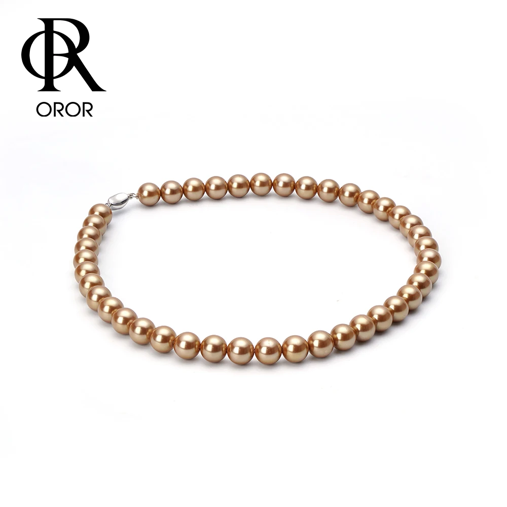 Beautiful fashion pearl necklace 5mm 6mm 8mm 10mm pearl necklace