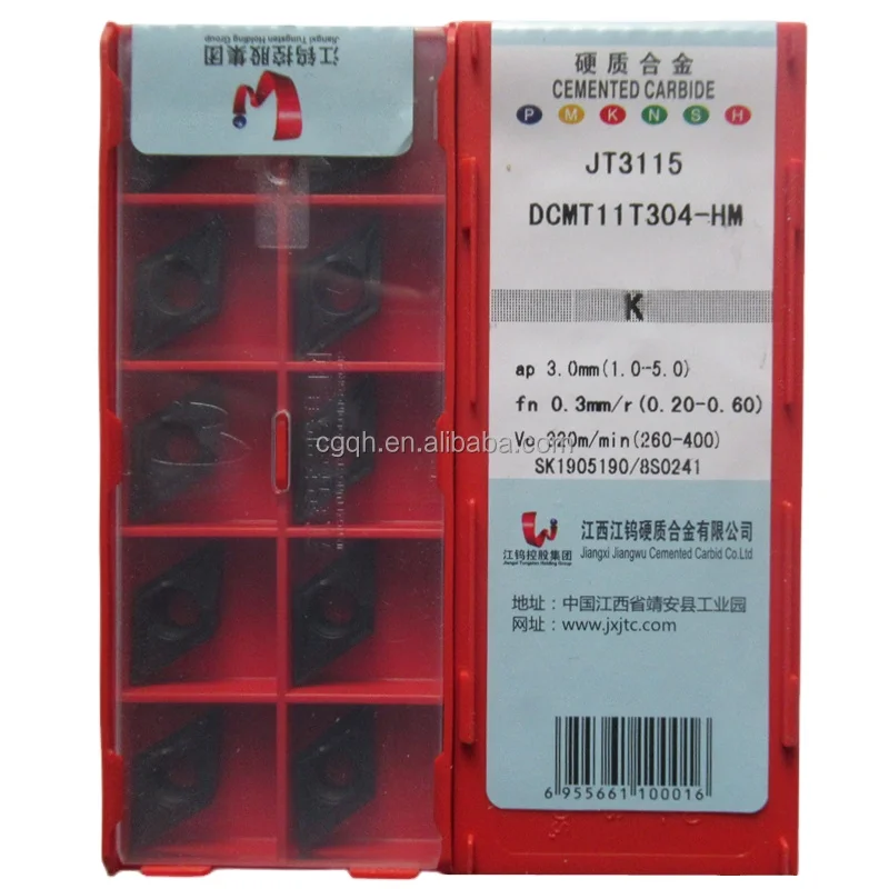 JXTC DCMT JT1225 DCMT11T304-HM JT3115 твердосплавные вставки для токарного станка с ЧПУ инструменты