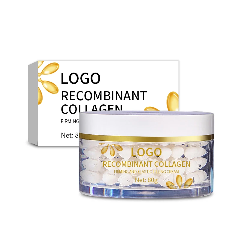 OEM Strong Dark Spot Cream Anti Wrinkle Whitening Pearl Beauty Face Recombinant Collagen Cream