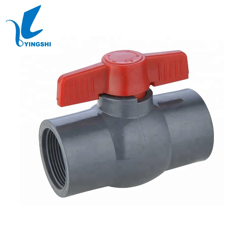 NSF Certificated High Quality China Supplier Water Ball Valve Plastic PVC UPVC Compact Ball Valve