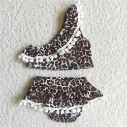 Toddler girls New summer fashion leopard print swimsuit baby girls Boutique Swimwear children Swim Clothes Bathing suit