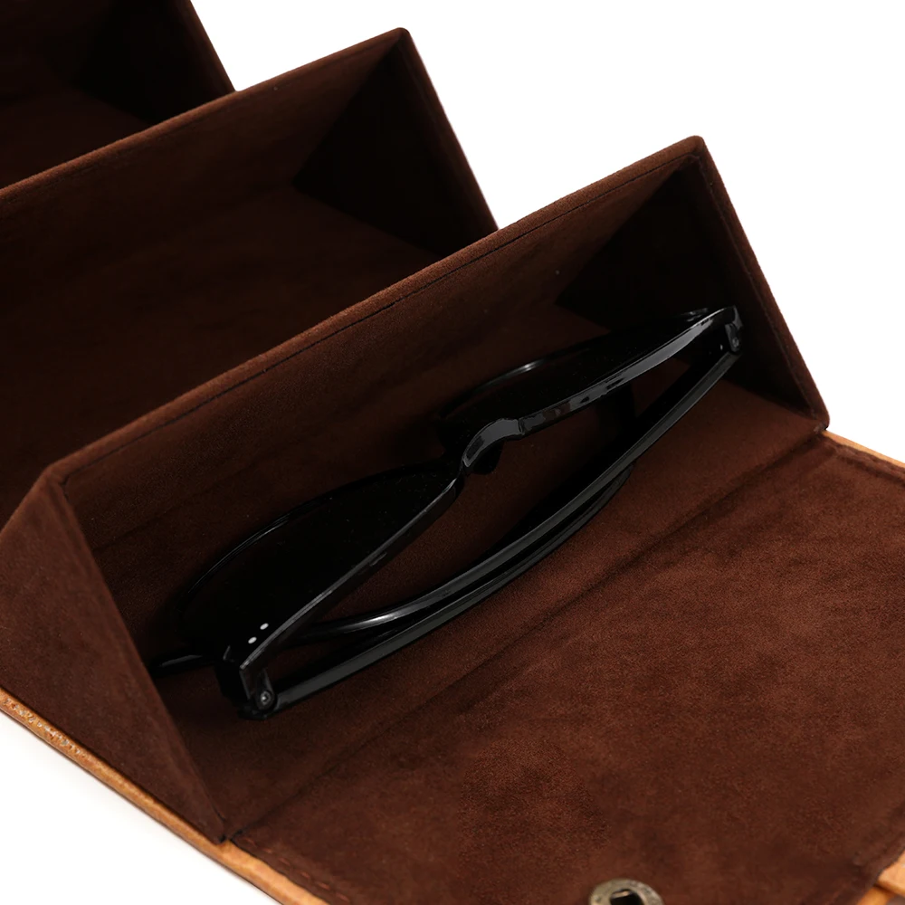 5-slot Travel Foldable Sunglasses Organizer Portable Glasses Boxes Case Multiple Storage Eyeglasses Glasses Bag