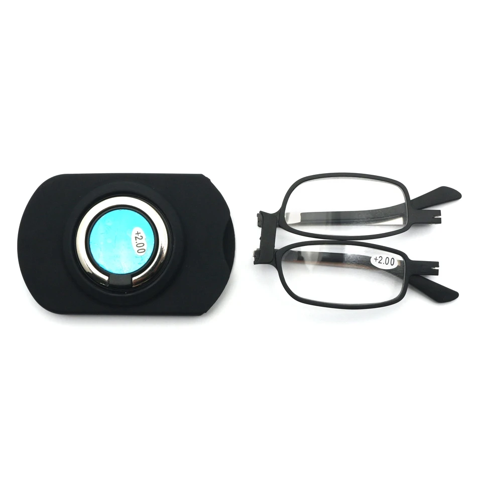 Ультралегкие гибкие мужские очки для чтения, складные очки для чтения с чехлом CE