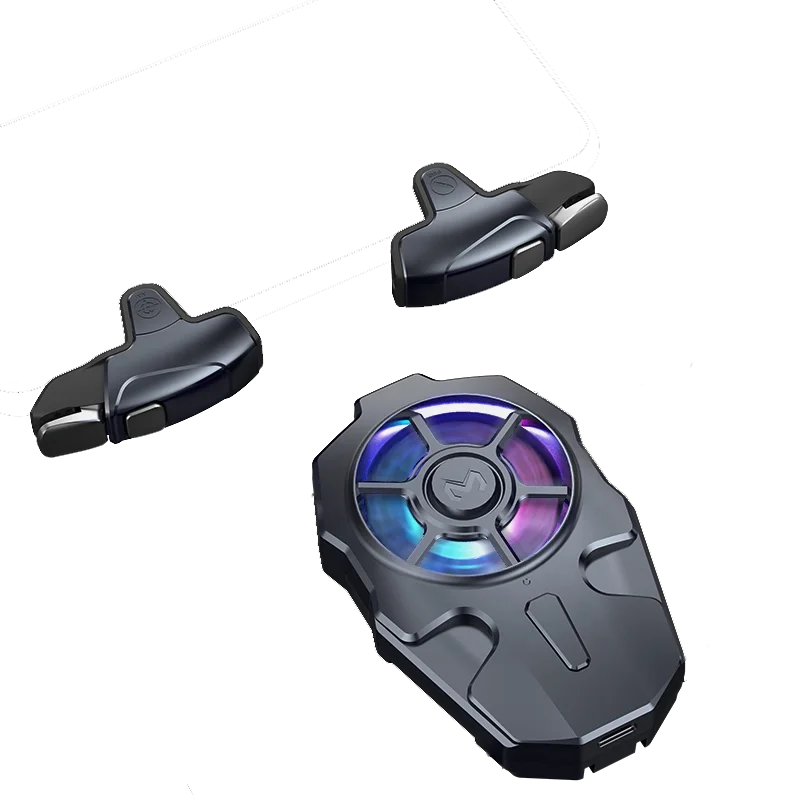 Радиатор AK03 с RGB-подсветкой охлаждающий вентилятор для телефона 2 в 1 игровой контроллер джойстик геймпада захвата