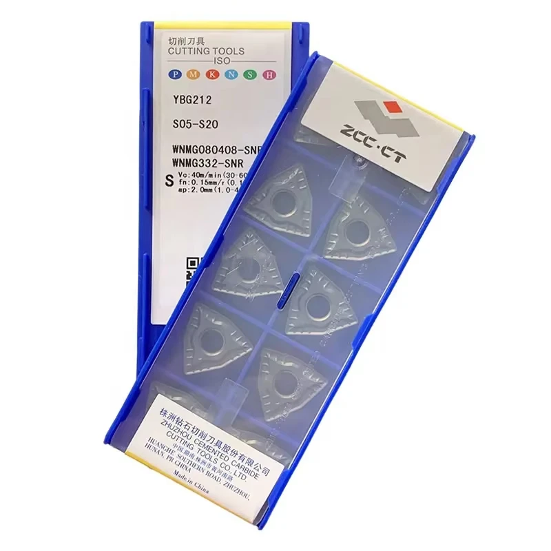 indexable carbide milling inserts WNMG080408-SNR YBG102 YBG105 YBG212 YBS103 Cutter Tools CNC Lathe Carbide Turning Inserts