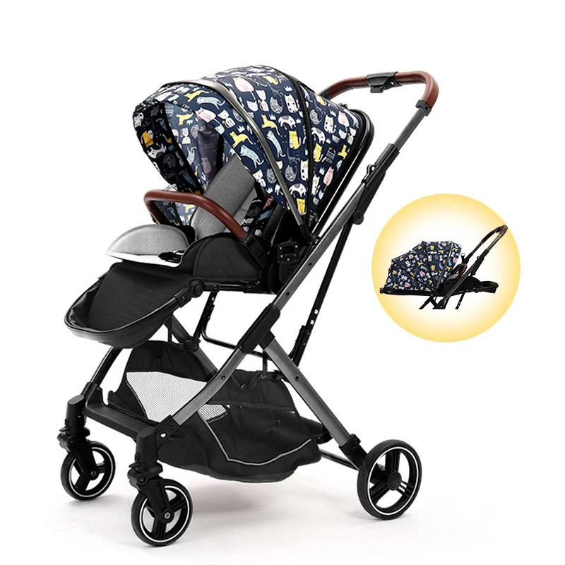 New Design High Quality Customized Adjustable Foldable Easy Folding Baby Carriage