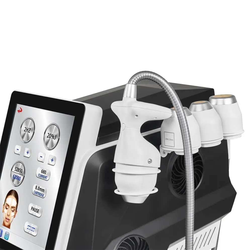 2024 New Arrival 9D 12D Vmax Ice Frozen Skin Tightening 4 Cartridges Burn Fat 7D Machine Face Lift Body Slimming Beauty Salon