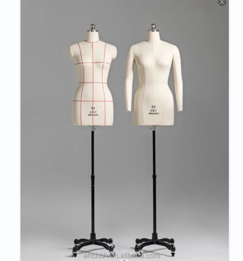 Hot Selling Female Dress Tailoring Mannequins Hanging Full Body Adjustable Sewing Tailor Mannequin For Dressmaker