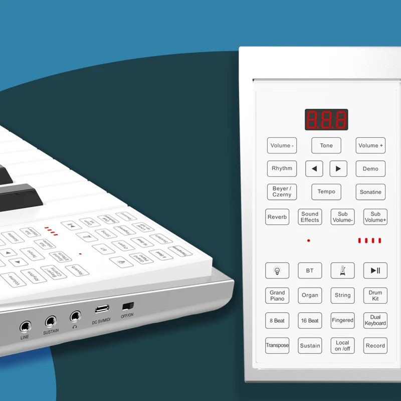 New style musical instruments keyboard 49 keys piano for kids musical educational