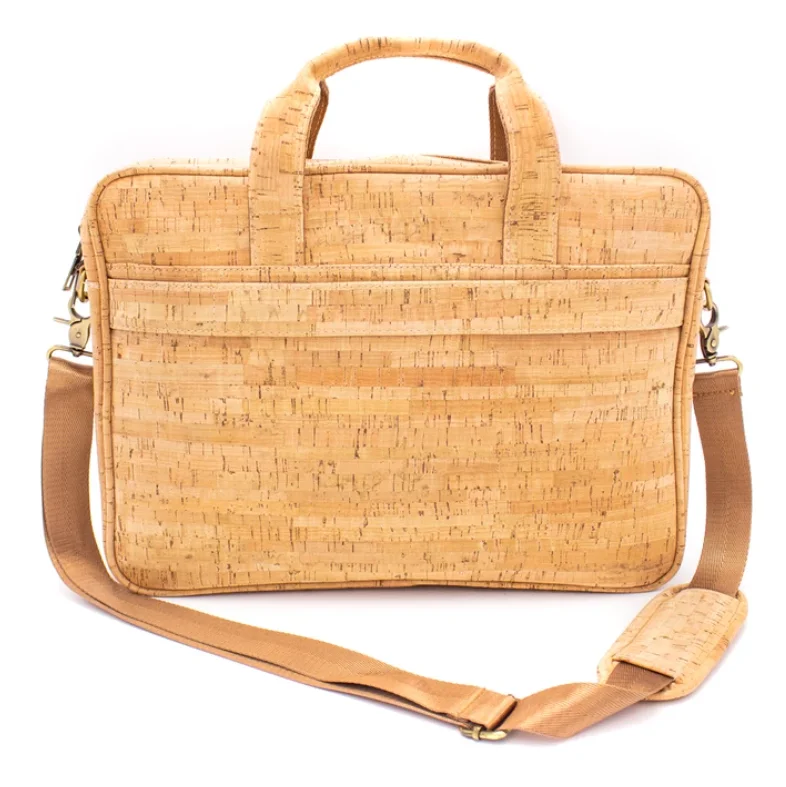 100% Vegan Natural cork Laptop Bag Briefcase for Men