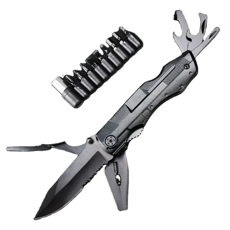 HYSTIC Combination Portable Foldable steel  Knife Pliers Plastic Wire  construction pliers