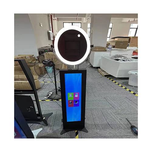 2024 High Quality Portable Ipad Photo Booth 10.2 Ipad Air Photo Booth Black Commercial Rental