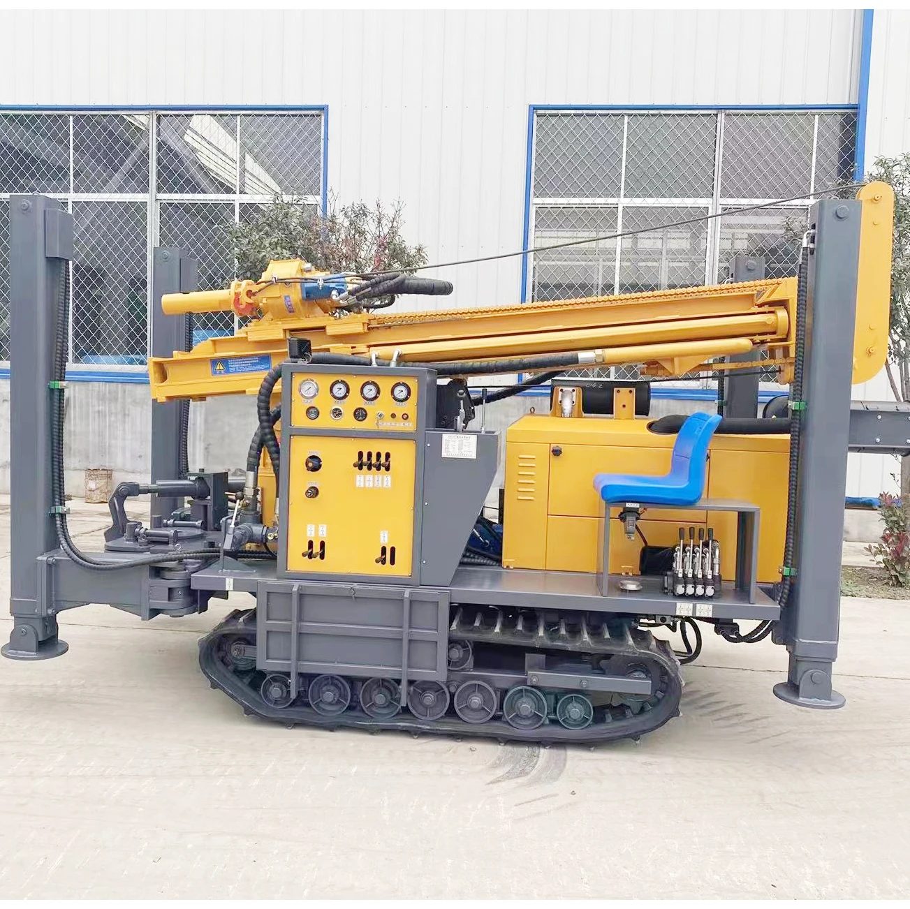 High efficiency multifunction hydraulic small water well drilling rigs for sale