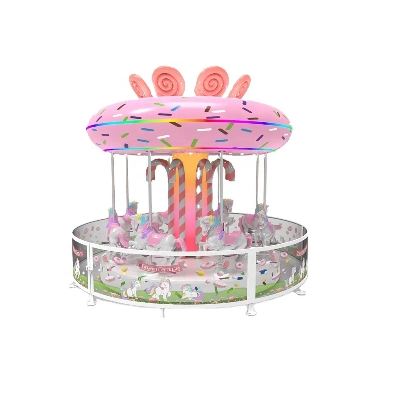 Best Price Automatic 8 Seats Small Toy Carousel Horse For Theme Park