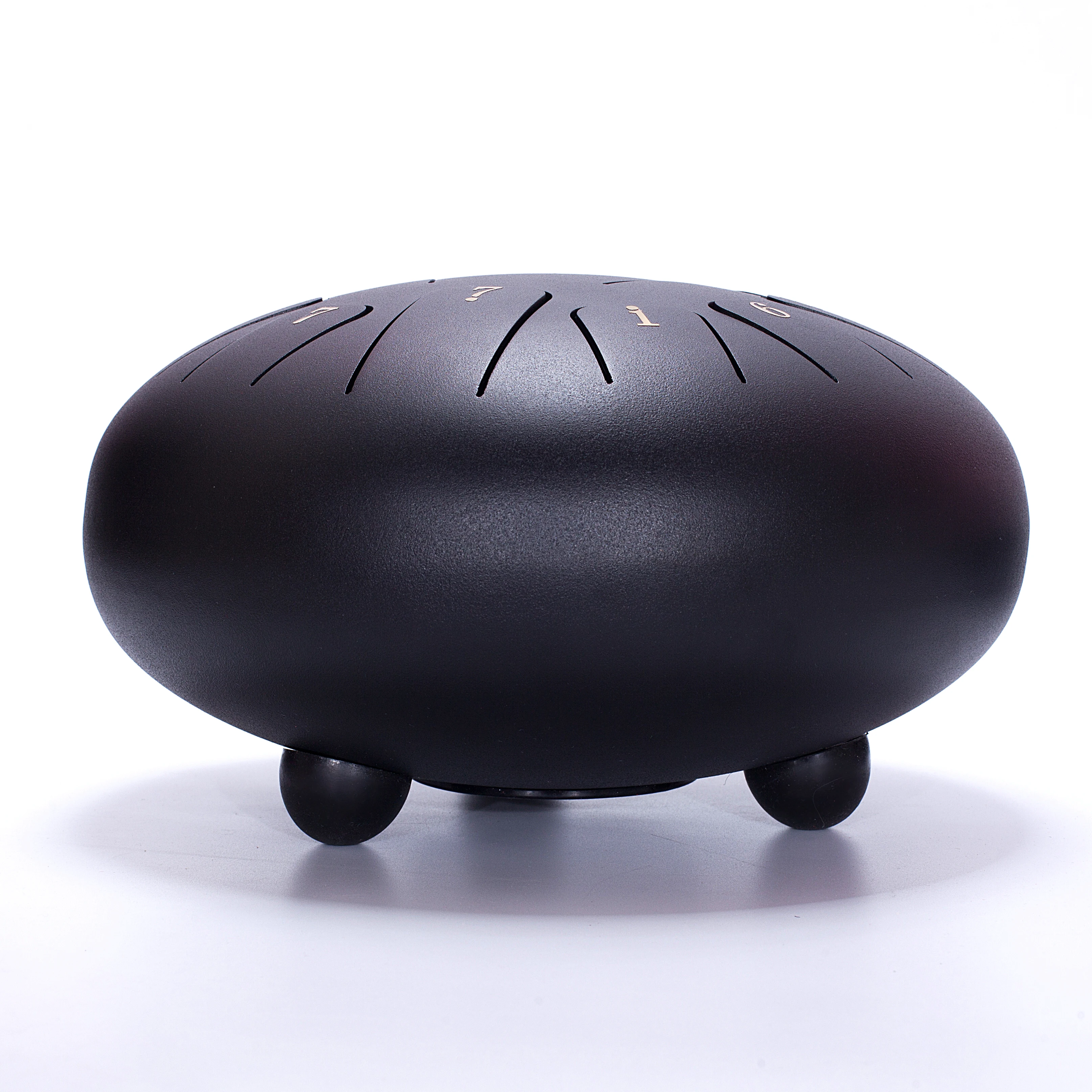 
Success Popular Black 10 Inch 11 Notes Steel Tongue Drum for Music Performance 