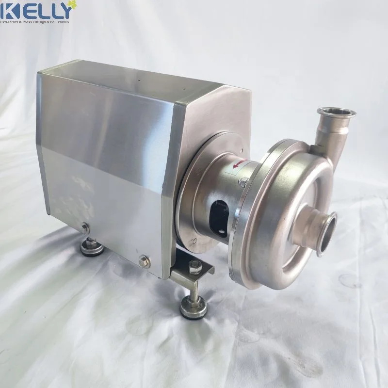 Factory SS304 sanitary milk/beer pump stainless steel centrifugal pump with ABB Motor