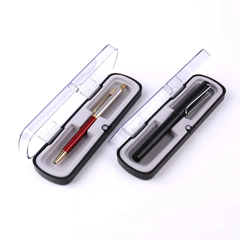 Semi-circular plastic box Gift pen outer packaging gift box can print LOGO custom packaging box