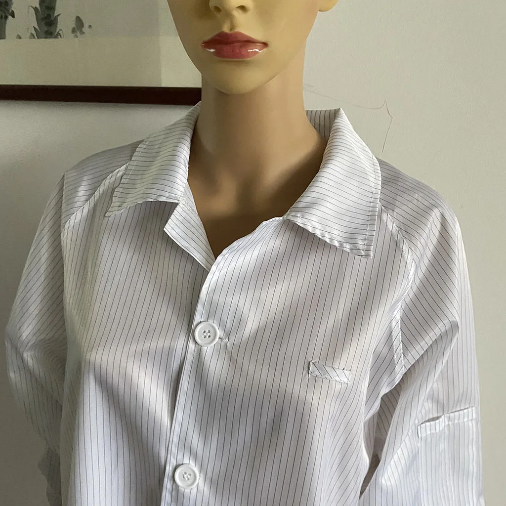 
Cleaning Room ESD Working Clothes for Wholesale Anti-Static Suit Cleanroom Coverall Workwear Overall 