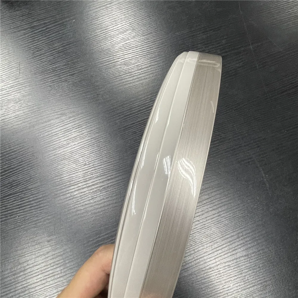 Furniture production accessories  Bi-colors Double Colors High Glossy Silver 3D Plastic Acrylic Edge Banding Tape